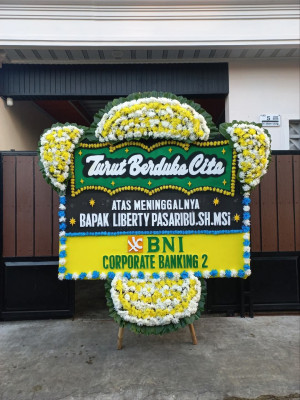 Papan Bunga Duka di Brebes