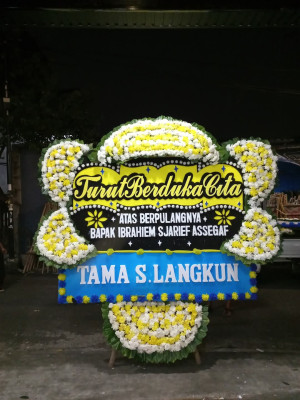 Papan Bunga Duka di Brebes
