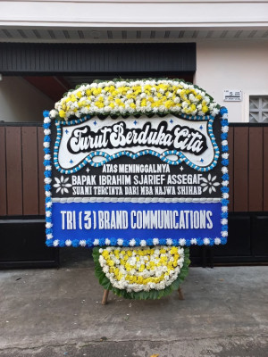 Papan Bunga Duka di Brebes